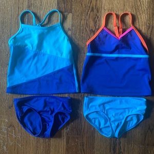 Lands End 3T girls mix and match swim suits